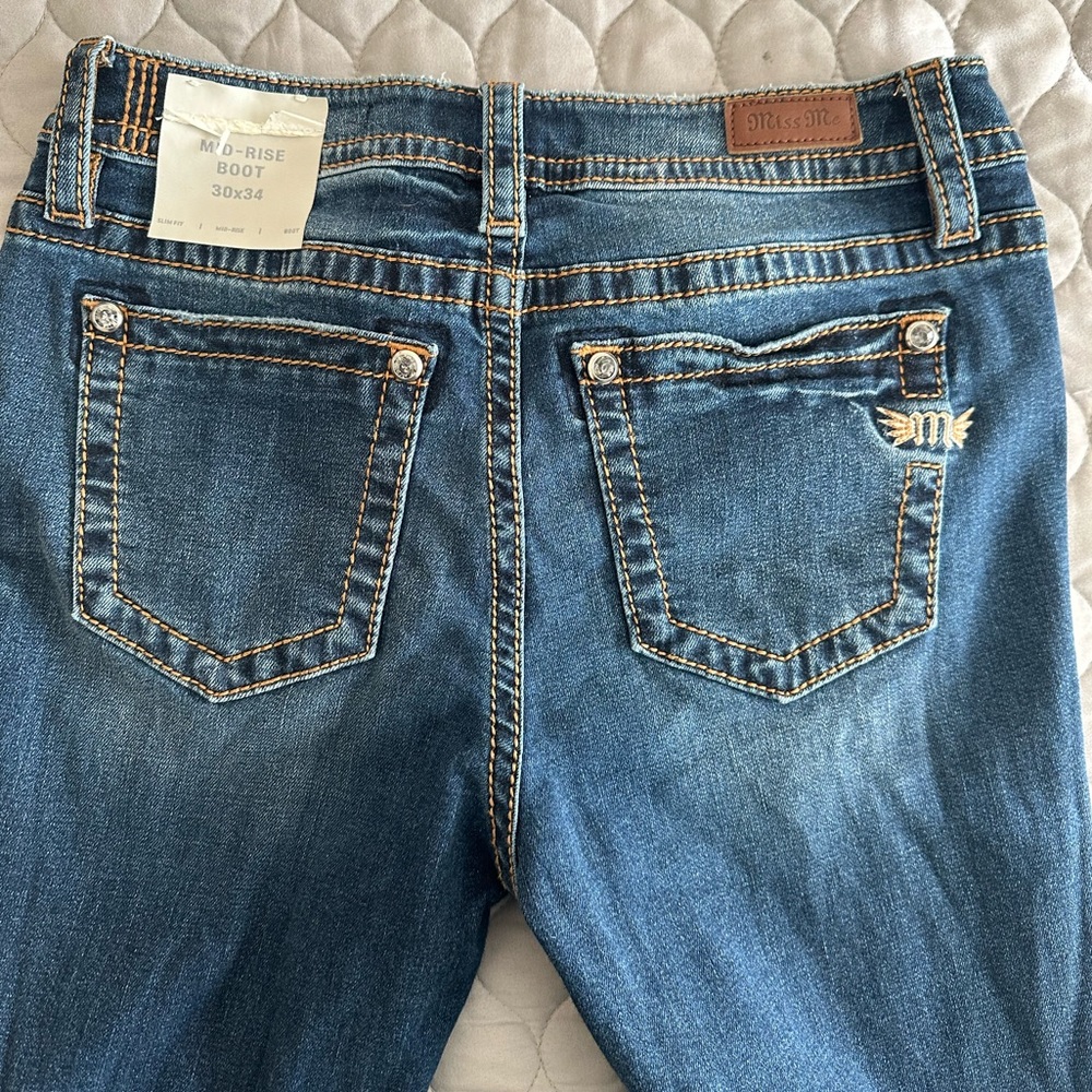 Miss me jeans- Heaven mid-rise bootcut 30x34